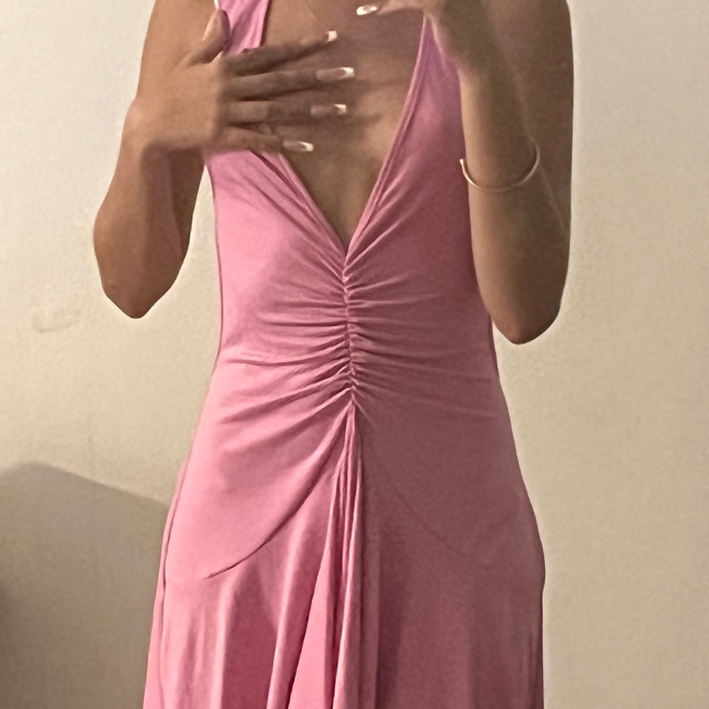 Pink summer dress
